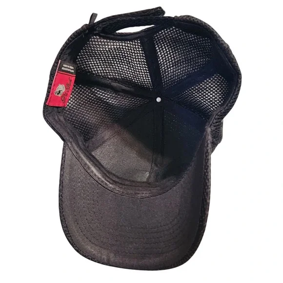 American Flag Black Mesh Baseball Cap  Adjustable‎ Trucker Hat Men - Picture 5 of 5